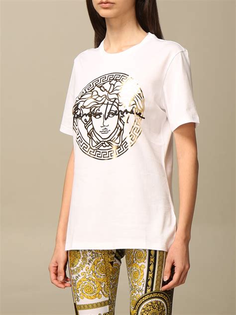 versace women's t red pink|Versace online shopping.